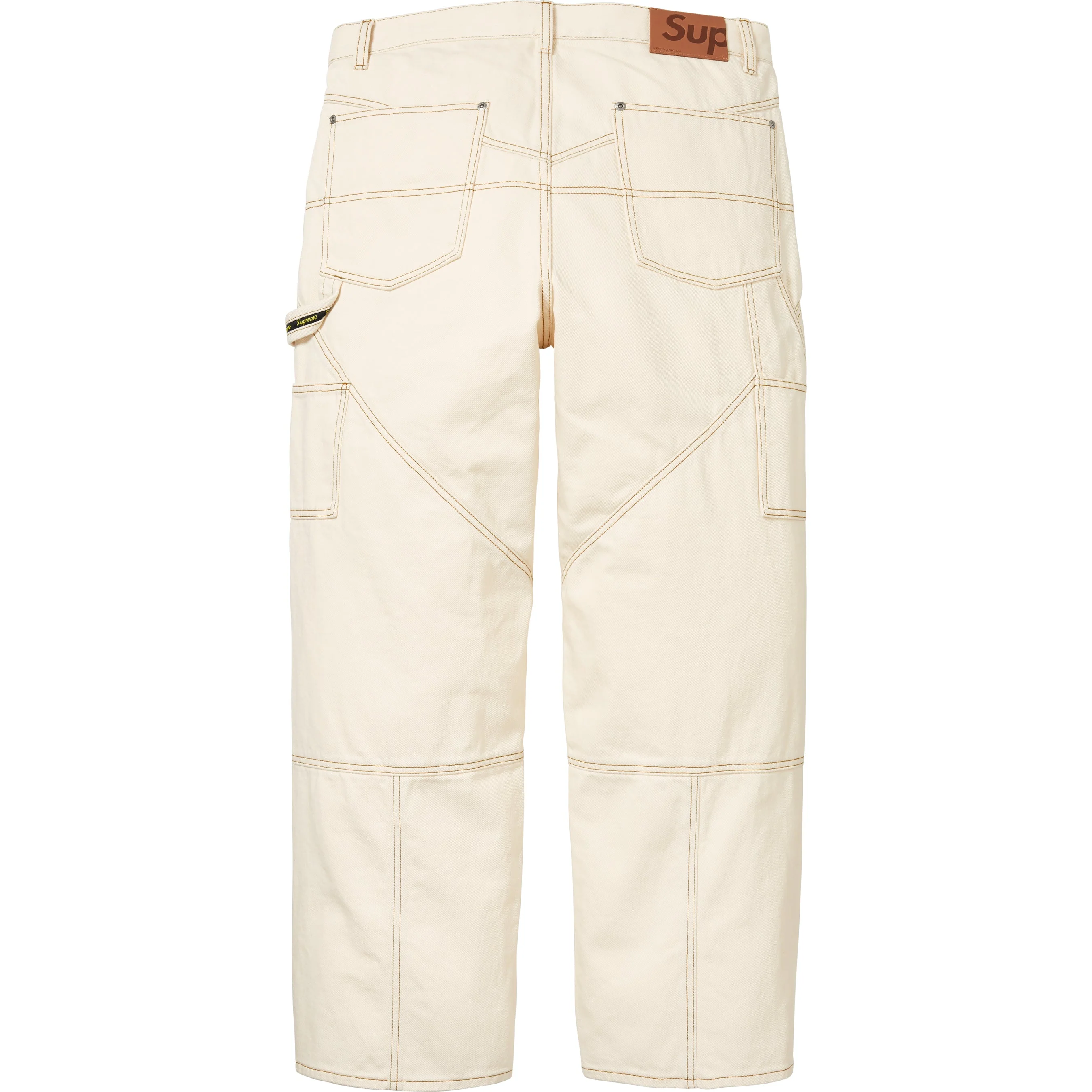 Contrast Stitch Double Knee Painter Jean view 3